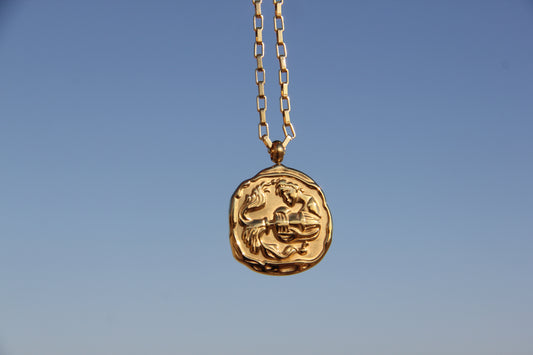 Aquarius Zodiac Necklace