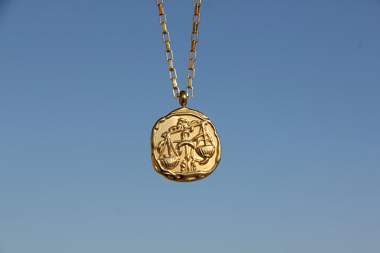 Libra Zodiac Necklace